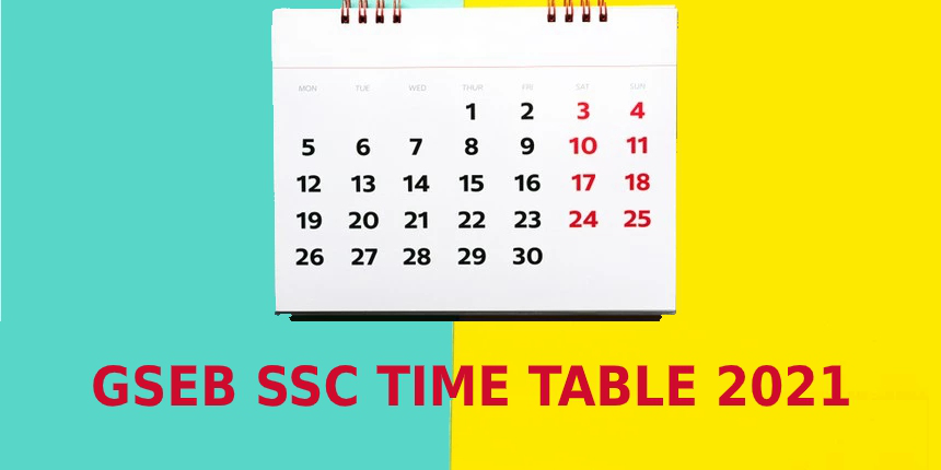 GSEB SSC Time Table 2024 for Regulars, Repeater, Private and Separate