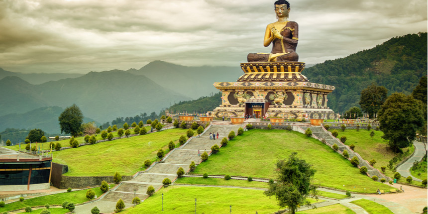 Statute of Lord Buddha in Sikkim ( Photo Courtesy : Shutterstock)