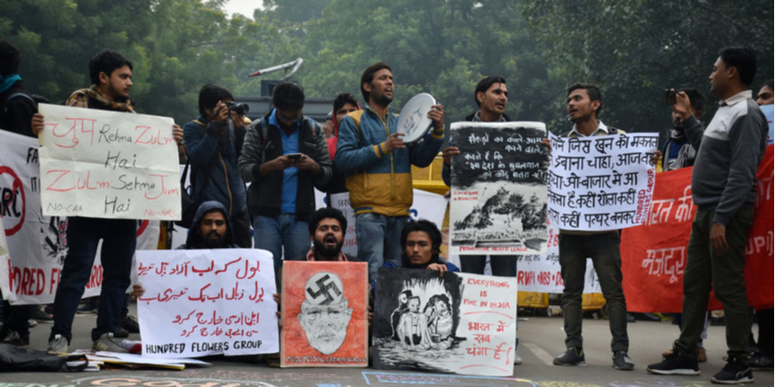 Anti-CAA protest in Delhi (Source: Shutterstock)