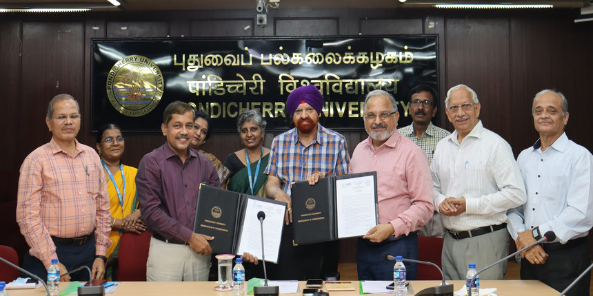 Pondicherry University and ICMR sign an agreement. (Picture: Press Release)