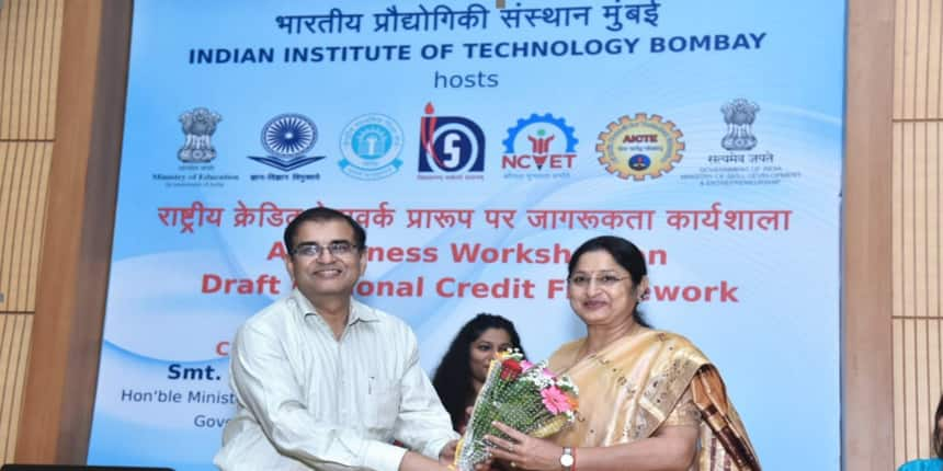 MoS for education, Annpurna Devi at IIT Bombay. (Picture Press release)