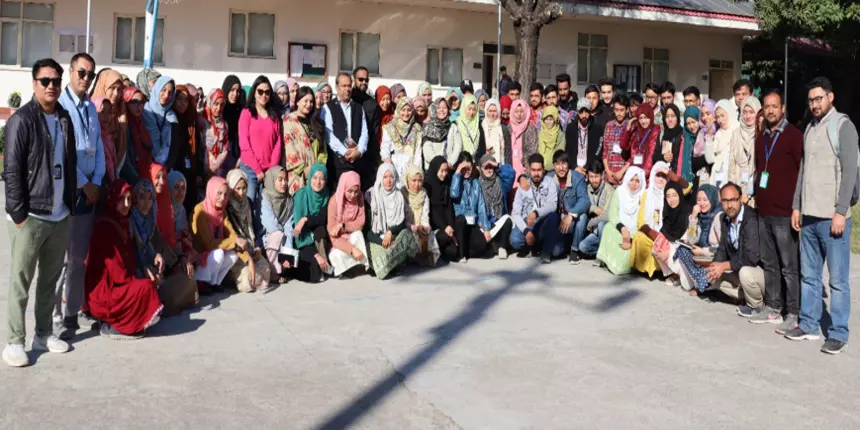 Students, faculty from University of Ladakh at IIM Jammu. (Picture: Press release)