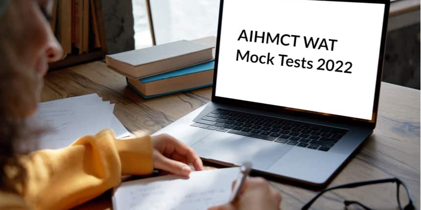 AIHMCT WAT Mock Tests 2022 - Download Free Mock Test Series
