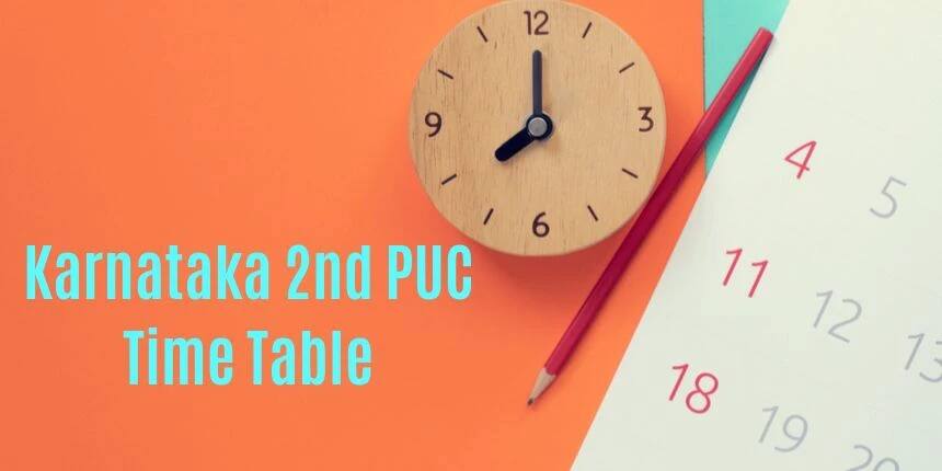 Karnataka 2nd PUC Time Table 2023 (Released) - Check 2nd PUC Exam Date Sheet Karnataka
