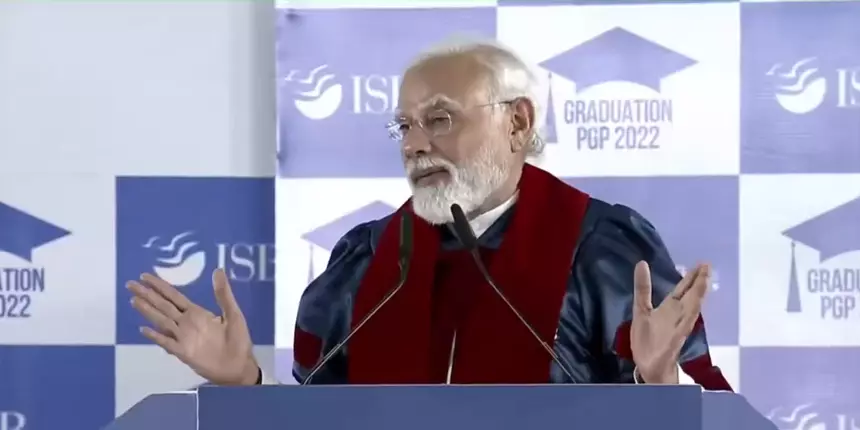 PM Modi at ISB Hyderabad (Source: Official Twitter Account)