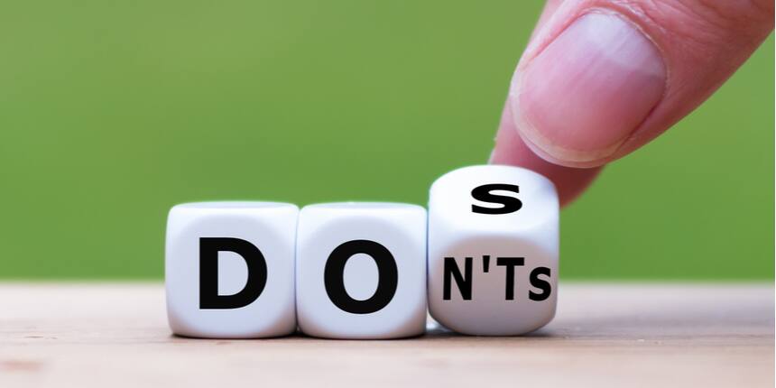 यूजीसी नेट 2022 परीक्षा में क्या करें और क्या न करें (Do’s and Don’ts of UGC NET 2022 Exam Hindi)