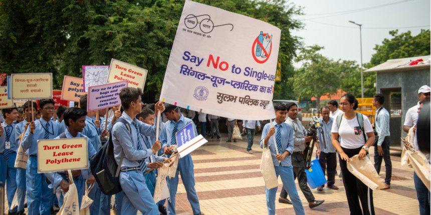 Poster design contests, speeches: How Delhi schools are raising awareness around single-use plastic ban