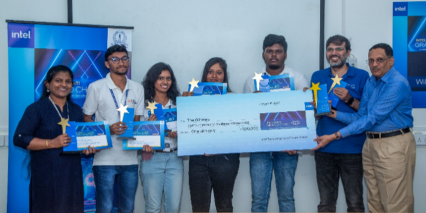 Winners of 'Intel Unnati Grand Challenge'. (Picture: Press Release)