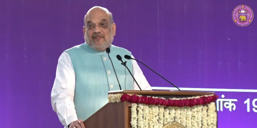 Libraries should be built for the youth to connect to the country’s history, Amit Shah said. (Image: Twitter)