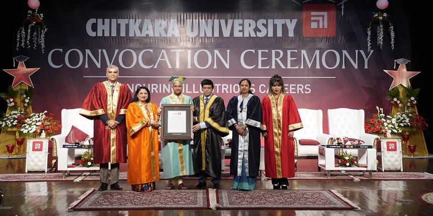 Chitkara University awards Doctor of Literature degree to Bharat Goenka (Image: Official Press Release)