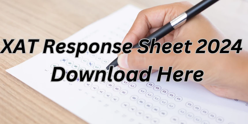 XAT response sheet 2024 (Out) - Download PDF @xatonline.in