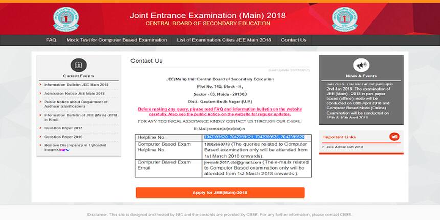 JEE Main Help Line – Helpful or Clueless?