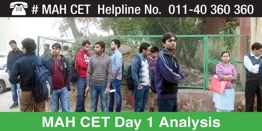 MAH CET 2015 Day 1 Analysis - Easy Paper with no surprises