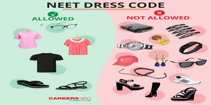 NTA NEET Dress Code 2022 for Male and Female Candidates