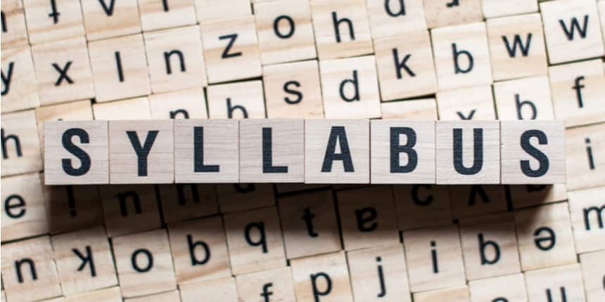 JEE Main Syllabus 2020