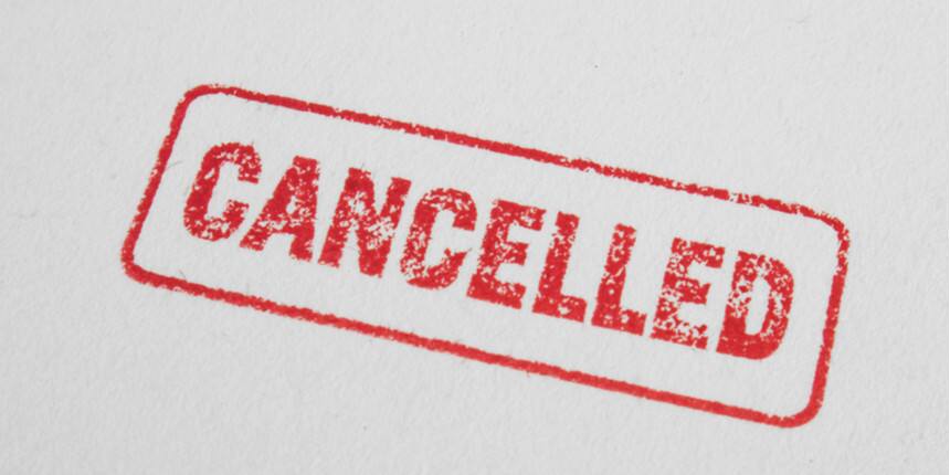 Top cancelled engineering exams with admissions through 12th marks