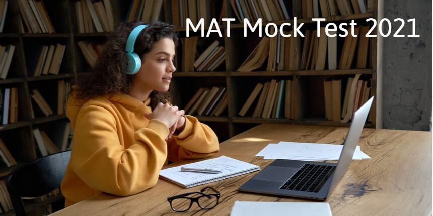 MAT Mock Test 2021: Practice Free Online Mock Tests