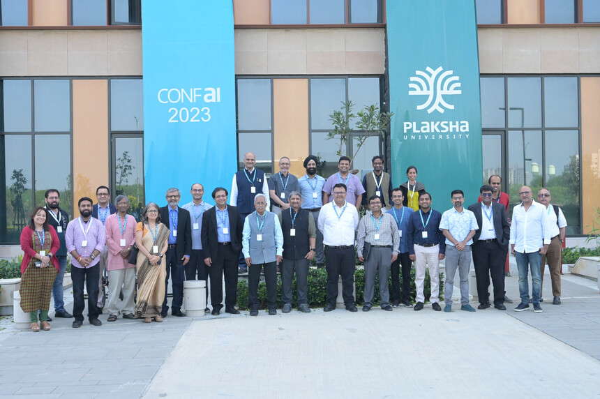 Plaksha university organises ConfAI 2023 (Image: Plaksha University)