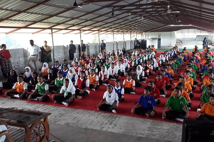 Valiyam Central School-Yoga Activity