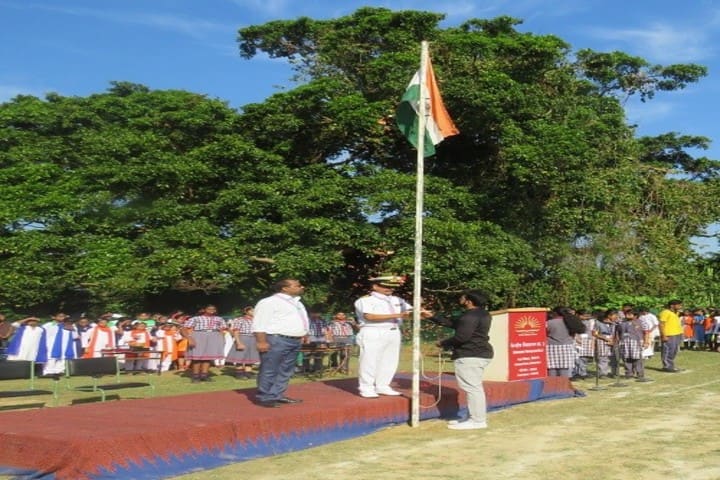 Kendriya vidyalaya No. 2- Flag Hoisting