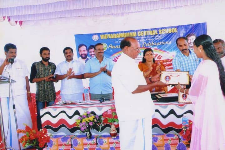 Vidyarambham Central School-Award