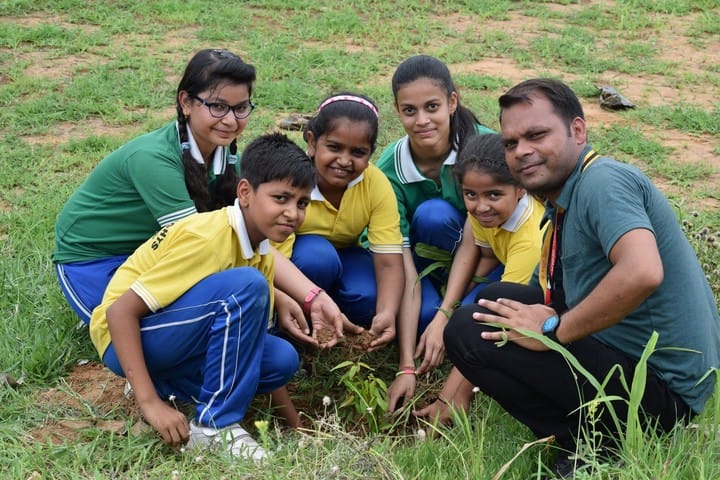 Academic Heights Public School-Tree Plantation
