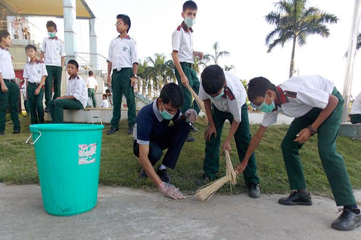 Miles Bronson Residential School-Swachh Bharat Abhiyan