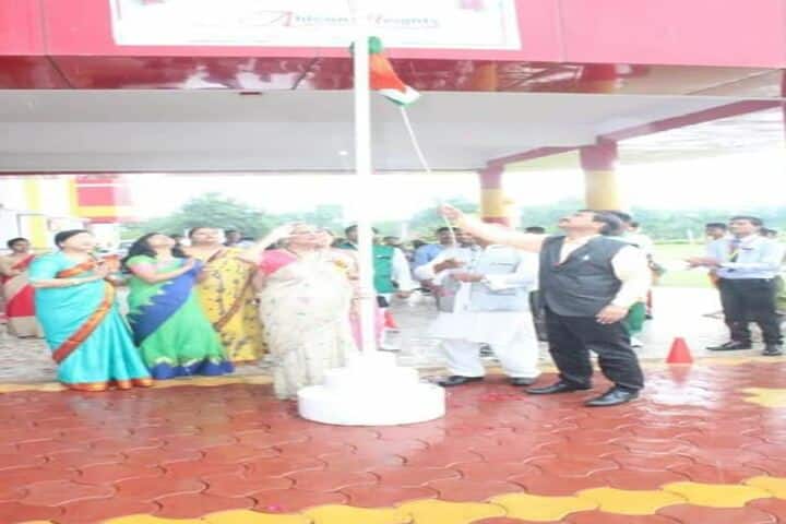 Ahps Sagar Ahlcon Heights Public School-Flag Hoisting