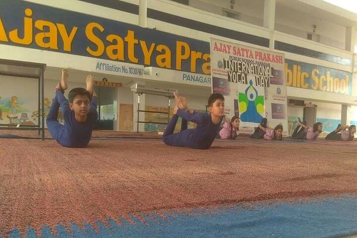 Ajay Satya Prakash Public School-Yoga Day