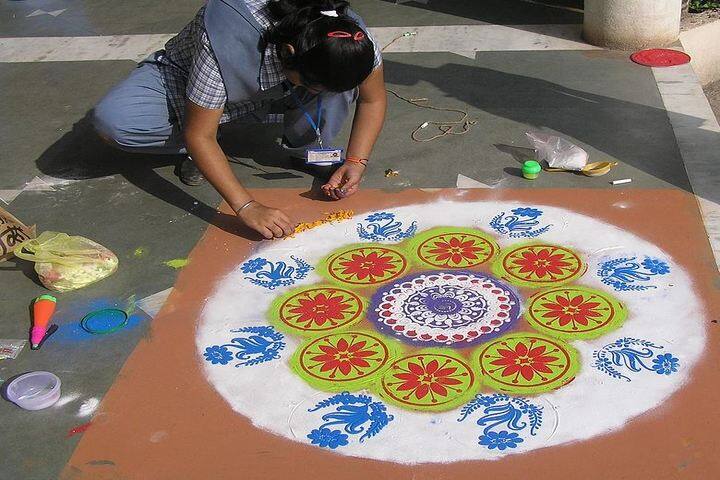 Bhandari Public School-Rangoli