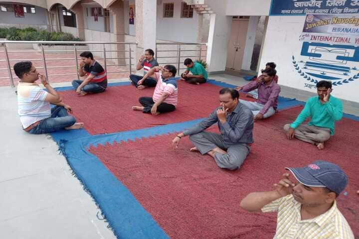 Jawahar Navodaya Vidyalaya-Yoga Day