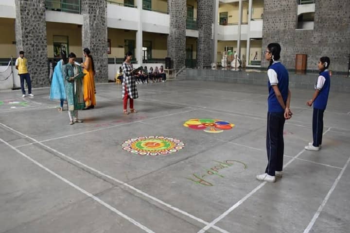 Jay Jyoti School-Rangoli Competition