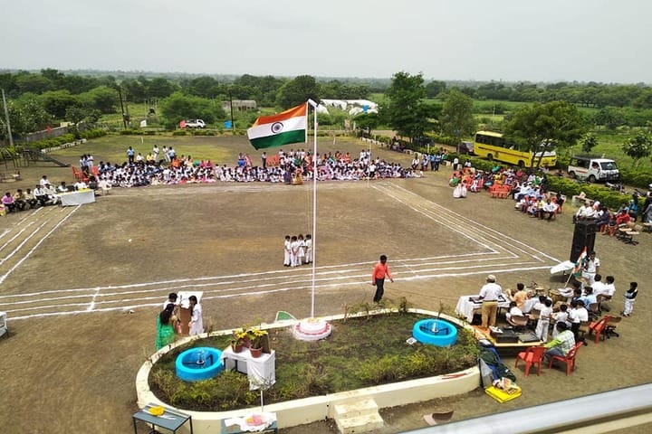 Kakka International School-Flag Hoisting