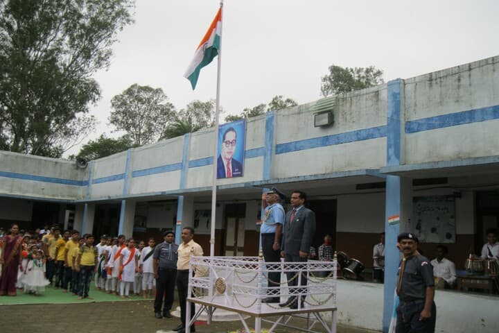 Kendriya Vidyalaya-Flag Hoisting