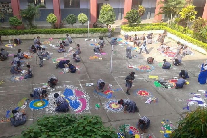 Kendriya Vidyalaya-Rangoli Competition
