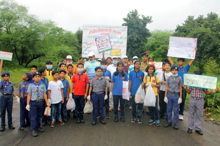Kendriya Vidyalaya-Plogging Run