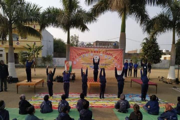 M P Convent School-Yoga Day