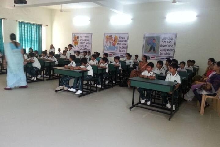 Metropolis International School-Classroom with teacher