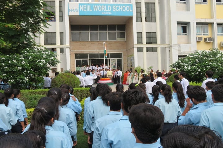 Neiil World School-Campus-View With Celebration