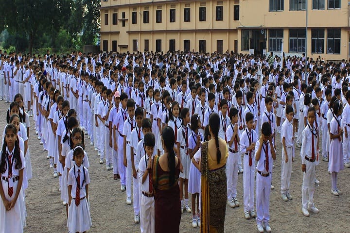 Pushpa English Medium School-Morning Assembly