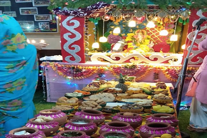 Saket MGM Senior Secondary School-Vinayak Chaviti festival