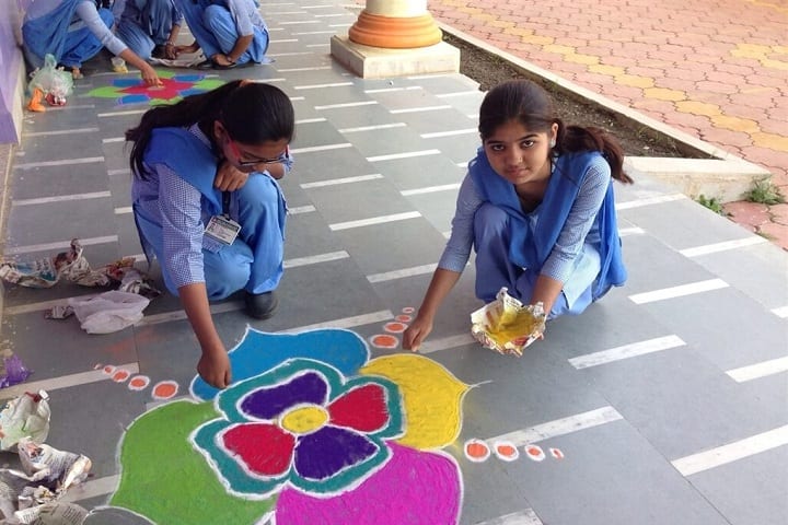 Sant Sri Asaramji Bapu Gurukul-Rangoli Competition