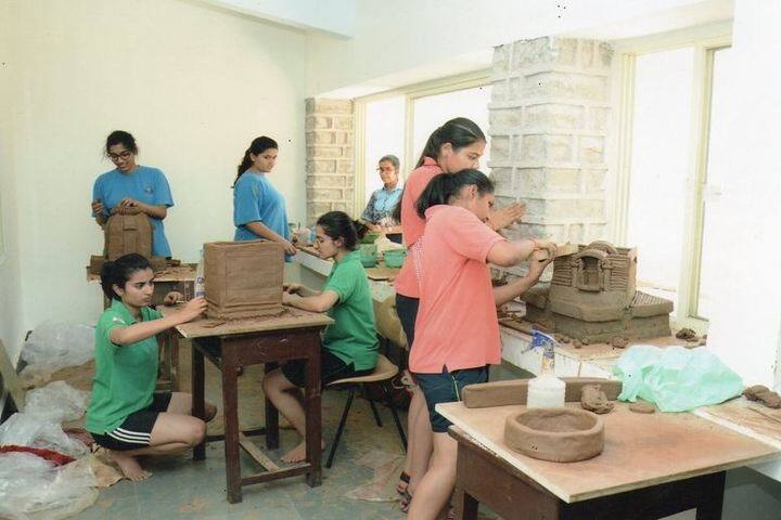 Scindia Kanya Vidyalaya-Clay Activity