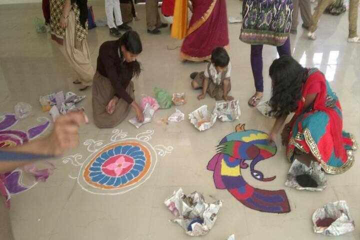 Sharon International School-Rangoli Competitions