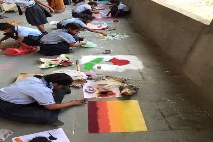 Shri Vidhya Sagar Public School-Rangoli Competition