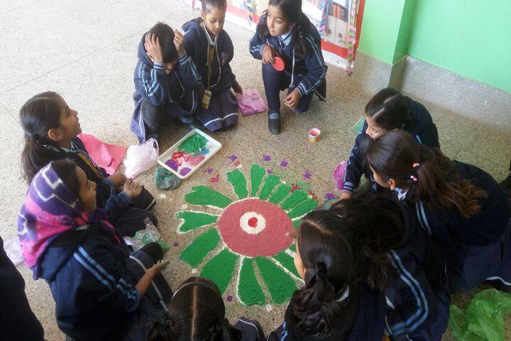 St Marys School-Rangoli Competition