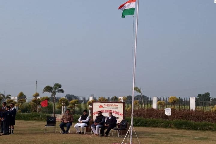 Suryodaya Global Academy-Flag Hoisting