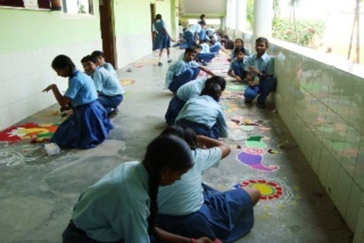 Swami Vivekananda Academy-Rangoli Competition