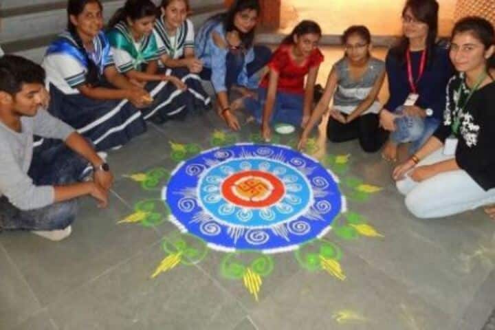Takshshila Junior College-Rangoli