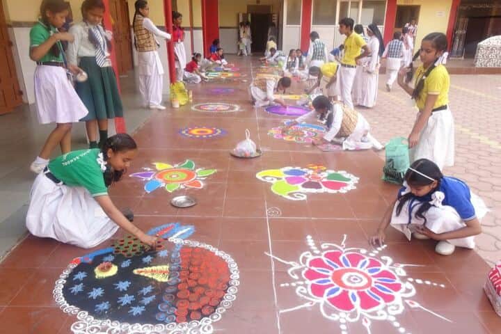 Tarasadan Higher Secondary School-Rangoli